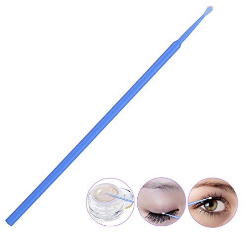 Tbestmax 800PCS Disposable Micro Brushes Applicator Set - 8 Color Variations for Eyelash Extensions & Makeup
