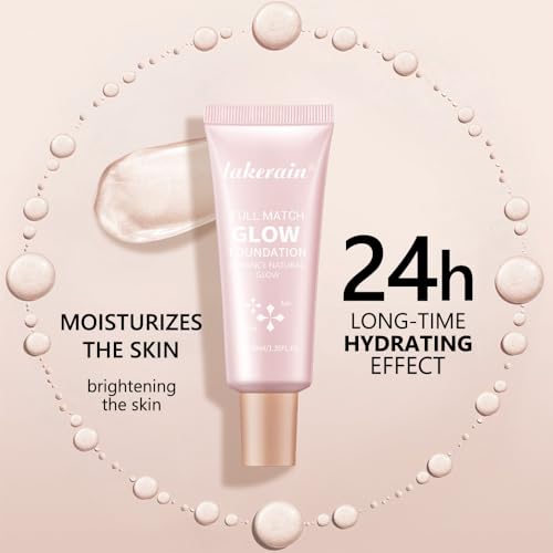 BANGFENG Natural Glow Illuminator Glotion #1 Fair 1.35 Fl Oz Hydrating Makeup Highlighter