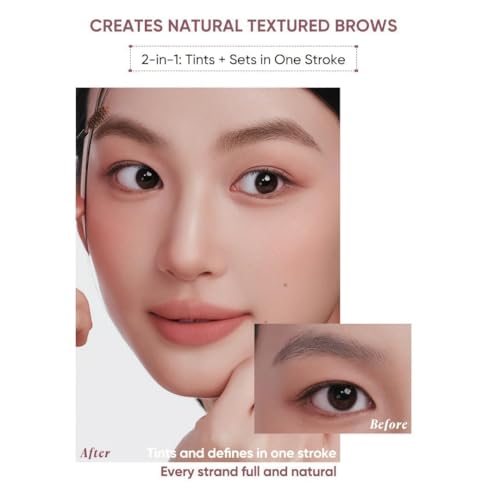 JUDYDOLL 2-in-1 Eyebrow Mascara Waterproof Feathered Brows