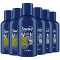 Suave Men's 3-in-1 Shampoo, Conditioner & Body Wash, 6-Pack Travel Size