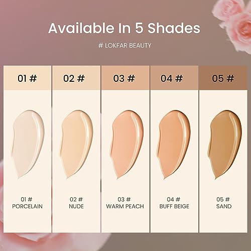 Airbrush Spray Foundation with Brush - Full Coverage, Oil Control, 04# Buff Beige