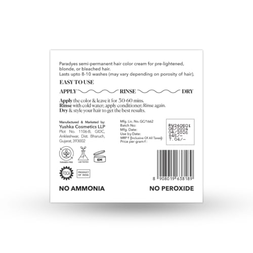 Paradyes Ruby Wine Semi-Permanent Hair Color Conditioner - 4.2 oz