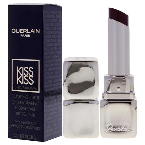 Guerlain Kiss Kiss Shine Bloom Lipstick - 521 Kiss to Say for Women - 0.11 oz Lipstick