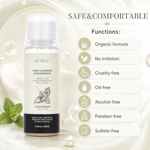 ACTROL Lash Shampoo Concentrate - 100ml Advanced Formula