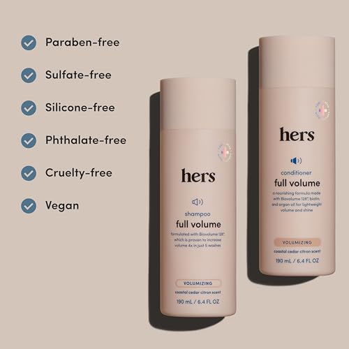 hers Full Volume Shampoo & Conditioner Set - 6.4 Fl Oz
