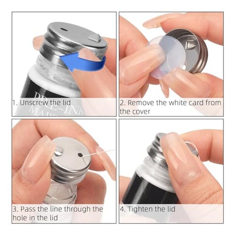 ATOMUS Brow Mapping Set with White Paste, String & Brushes
