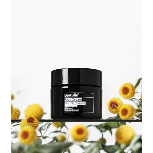 Biotulin - Rich Cream 50ml - Anti-wrinkle moisturizing cream with Spilanthol and Hyaluronic Acid - Plumped and deeply nourished skin for 24 hours