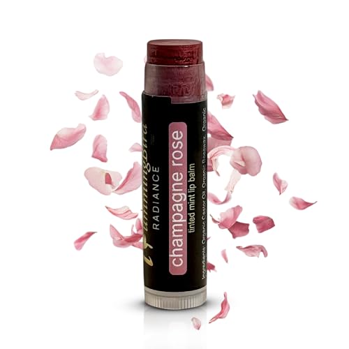 Natural and Organic Tinted Lip Balm Champagne Rose