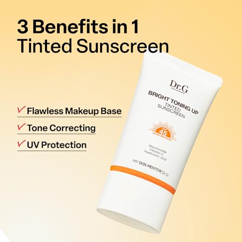 Dr. G Bright Toning Up Tinted Sunscreen SPF 45 - Lightweight Matte Finish