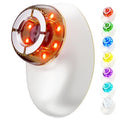 Electric Facial Cupping Therapy Sets, 3 in 1 Gua Sha Face Cupping Massage, Lymphatic Drainage Massager for Face, 7 Color Firming, Smoothing Facial Tools (White)