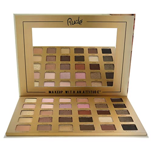 RUDE Au Naturel 30 Eyeshadow Palette - Vegan Matte & Shimmer
