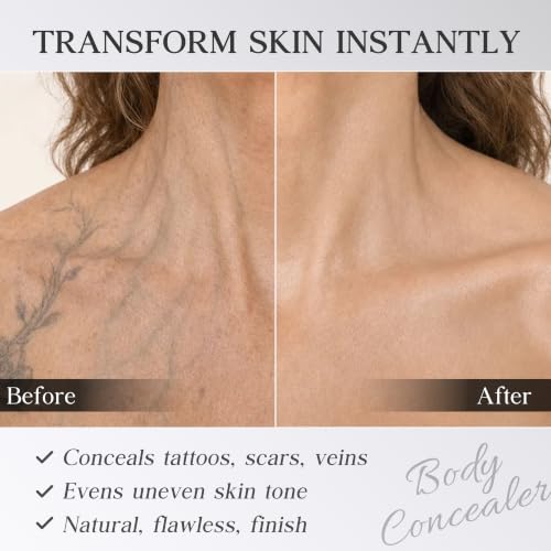 Tattoo Cover Up Makeup, Waterproof Body Concealer 3.5 fl oz