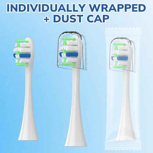 Replacement Toothbrush Heads for Philips Sonicare Replacement Heads, Electric Replacement Brush Head Compatible with Phillips Sonicare Electric Toothbrushes, 16 Pack