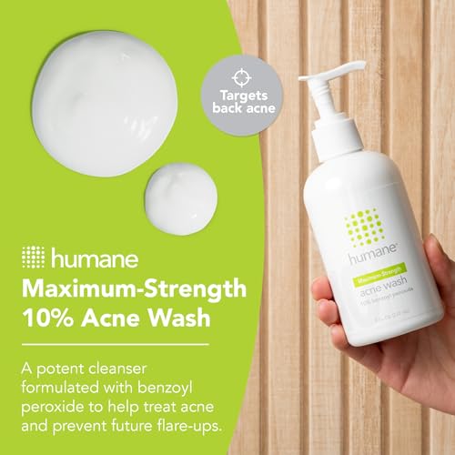 Humane 10% Benzoyl Peroxide Acne Body Wash - 8 Fl Oz Treatment