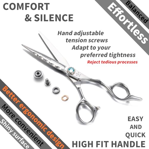 Professional 6.3 Inch Barber Hair Cutting Scissors - Fengliren