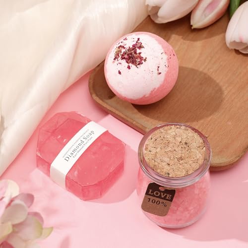 Valentines Day Gifts for Women,Valentines Day Relaxing Spa Gift Baskets for Her,Happy Birthday Gift Ideas Basket
