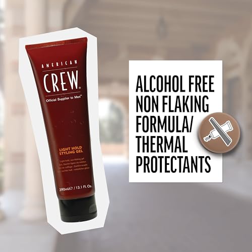 American Crew Men's Hair Gel, Light Hold with Low Shine, 8.4 Fl Oz