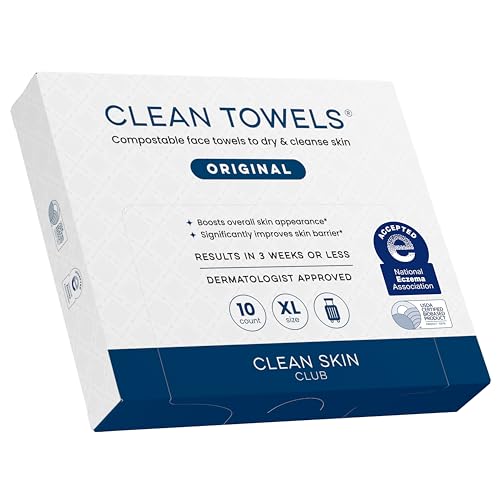 Clean Skin Club Clean Towels XL, 10 Ct Travel Pack