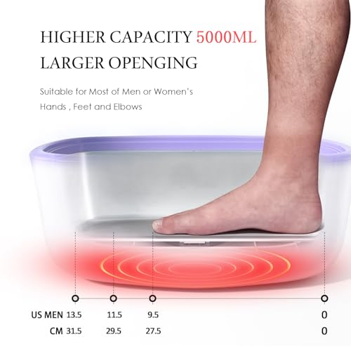 5000ml Paraffin Wax Machine Kit for Hands & Feet - 5L XL Bath, 213-Piece Set