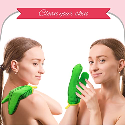 Korean Exfoliating Mitt Set 3-Pack | Body Scrub Gloves