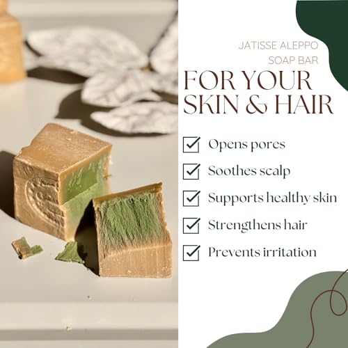 Aleppo Soap - (7 oz)%20 Laurel Oil,%80 Olive Oil, Traditional Production, Natural - Vegan ? Handmade (Pack of 1)