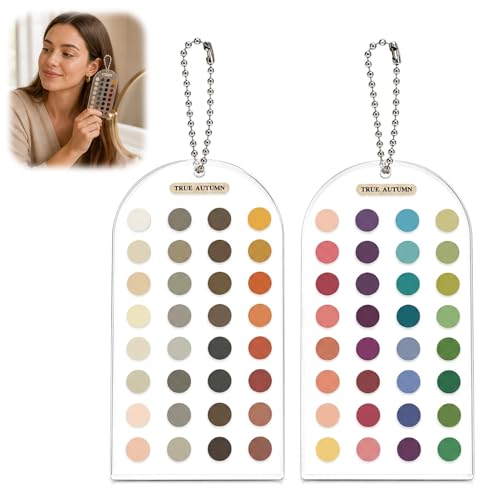 True Autumn Color Palette Cards - 2 Pc Swatch Guide