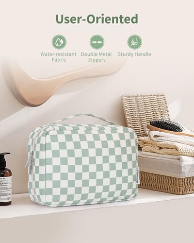 Narwey Small Hanging Travel Toiletry Bag for Women