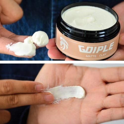 Matte Hair Clay Pomade for Men | Water-Based Styling Paste 100g