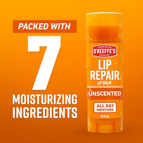 O'Keeffe's Lip Repair Unscented Lip Balm Twin Pack