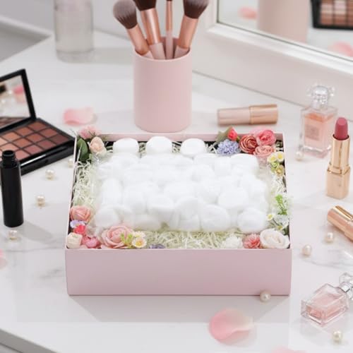 Jumbo Natural Cotton Balls (100 Pack) - 2 Inch Soft Skincare & Makeup Remover