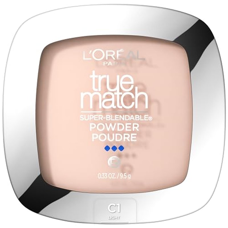 L'Oreal Paris True Match Oil Free Powder Foundation C1 Light 0.33oz