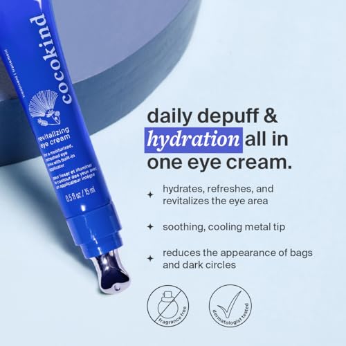Cocokind Revitalizing Eye Cream with Cool Metal Applicator