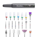 MelodySusie Rechargeable Cordless Electric Nail Drill with 21pcs Nail Drill Bit Set