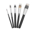 Variety Pack Clear ? Protect and Shape Your Makeup Brushes, 6-Pack (Large, Medium, Small, X-Small) ? Eco-Friendly, Made in USA