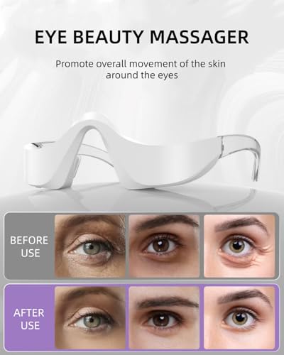 Red Light Therapy Eye Massager for Dark Circles