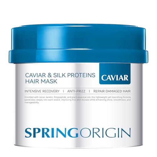 Caviar & Silk Protein Hair Mask - Deep Conditioner for Damaged Hair