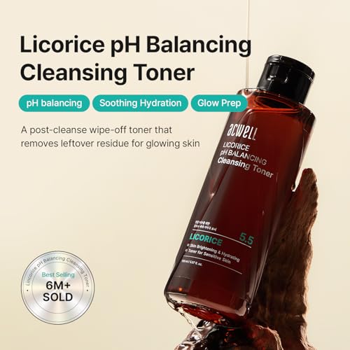 ACWELL Licorice pH 5.5 Balancing Cleansing Toner 5.07oz