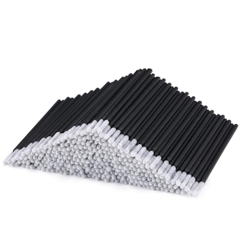 500 Black Micro Brushes - Eyelash Extensions & Mascara Applicators