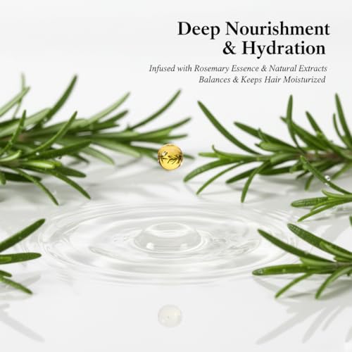 Organic Rosemary Hair Growth Shampoo - Strengthening & Thickening