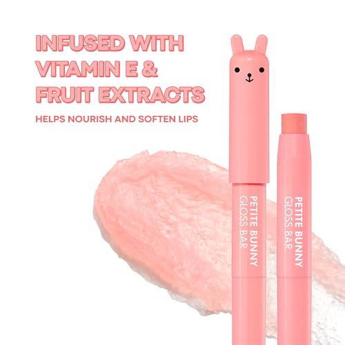 TONYMOLY Petit Bunny Lip Gloss - Long Lasting Hydrating Crayon