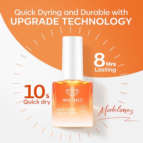 Modelones Anti Nail Biting Polish - Bitter Thumb Sucking Deterrent, 0.48 fl oz
