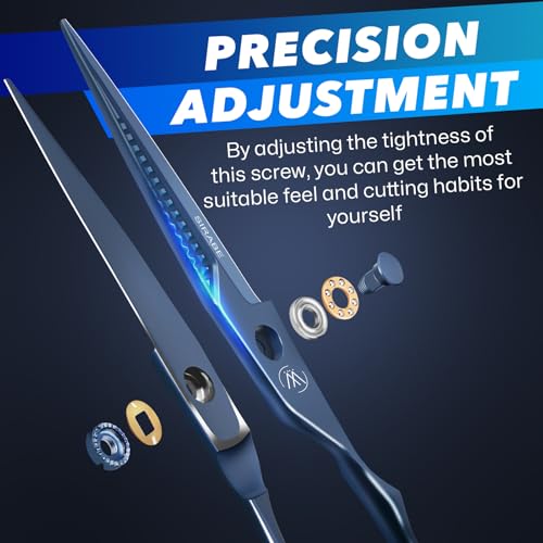 Sirabe Professional Hair Cutting Scissors 6.7" Thinning Shears