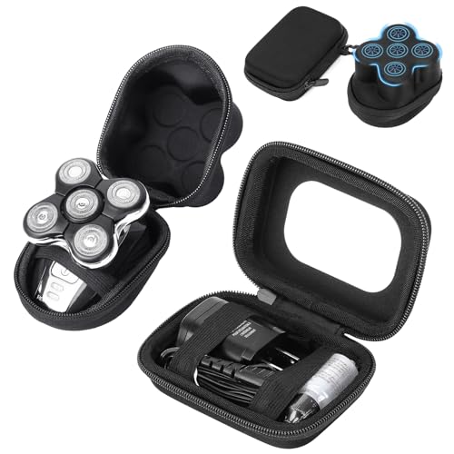 Generic Head Shaver Case Kit: 2 Cases (Razor & Accessory) Compatible with Remington Balder Pro XR7000, Balder Boss XR7120, FlexSeries, Freebird, Telfun-IPX7, Pamasana, Finishing Touch Electric Shavers