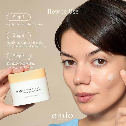 ONDO Beauty Multiacids & Papaya Melting Balm Cleanser