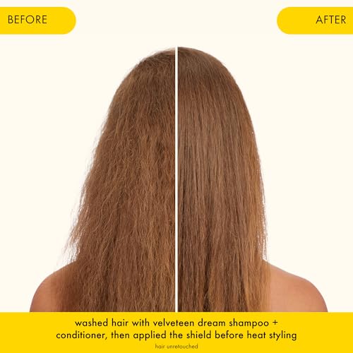 amika the shield anti-humidity spray | lightweight, invisible heat protection spray, contains UV filters, for smooth, frizz free hair