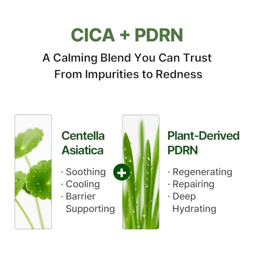 NACIFIC Cica PDRN Gel Cleanser 6.76 fl oz 200ml, Centella Asiatica, Low pH Deep Pore Cleanser for Sensitive Skin, Soothing, Purifying Korean Face Wash
