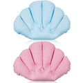 Jetec 2-Pack Inflatable Bath Pillow with Suction Cups