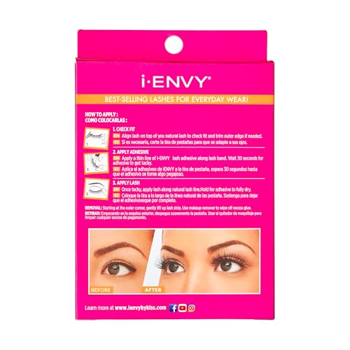 i•ENVY Demi Wispies False Lashes 5 Pairs Human Hair