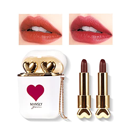 Matte Lipstick Set 2-Pack Waterproof Long Lasting Lip Stain