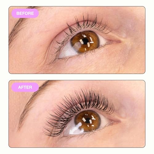 Curacoro 13mm Flat Eyelash Extensions 0.2D Curl Individual Lashes